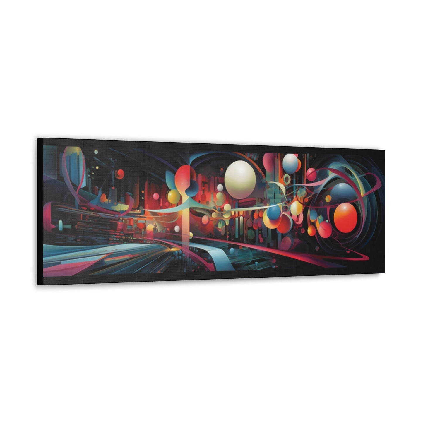 Psychedelic Canvas Wall Art | Leverage | Trippy Canvas Print | Abstract Modern Art