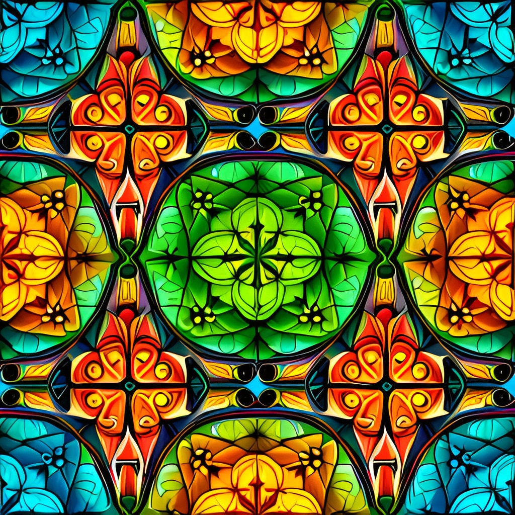 Sublimation abstract geometric designs