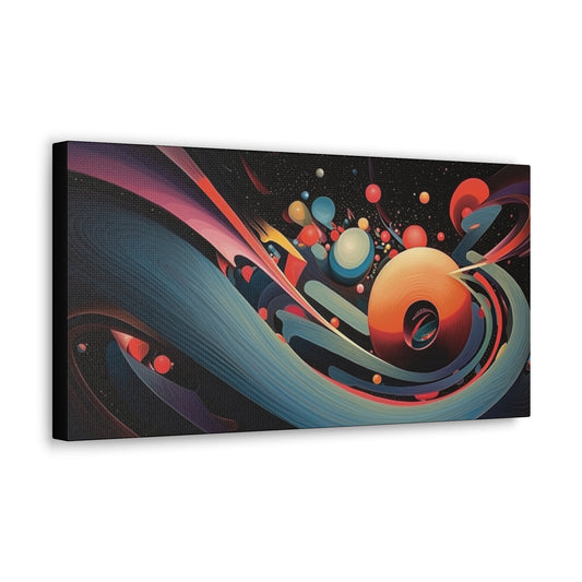 Psychedelic Canvas Wall Art | Flow State | Trippy Canvas Print | Abstract Modern Art