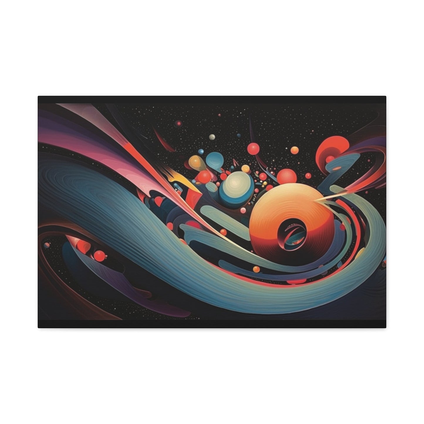 Psychedelic Canvas Wall Art | Flow State | Trippy Canvas Print | Abstract Modern Art