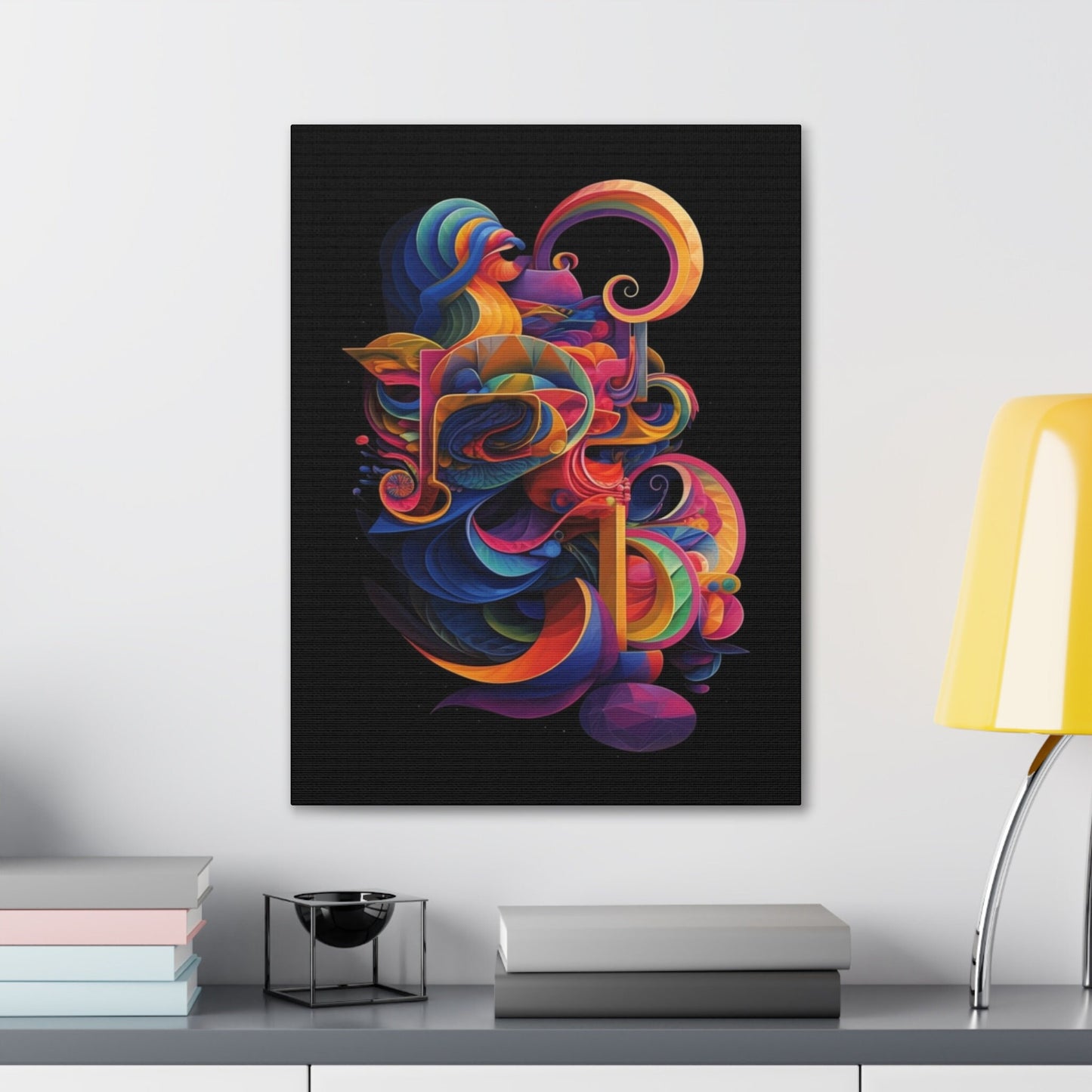 Psychedelic Canvas Wall Art | Beat | Trippy Canvas Print | Abstract Modern Art