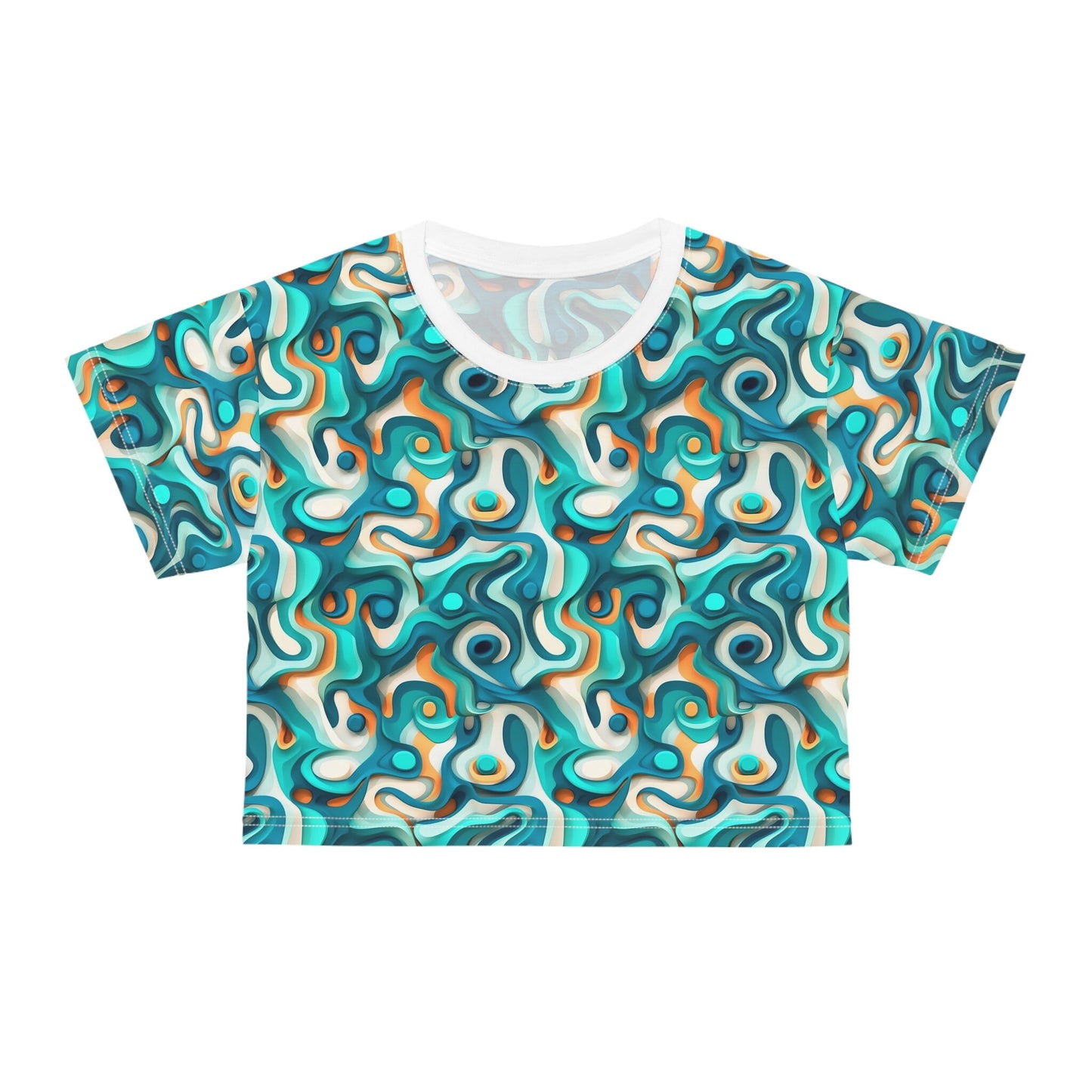Crop Tee for Festivals, Raves, Events | Cool Flow