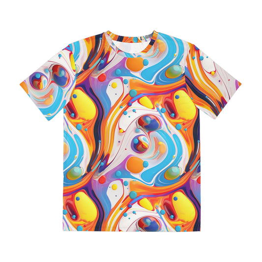 Sublimated T Shirt for Festivals, Raves, Events | Liquid | Men's Streetwear, Heady, Trippy T-Shirt, Sublimated T-Shirt, Rave Wear