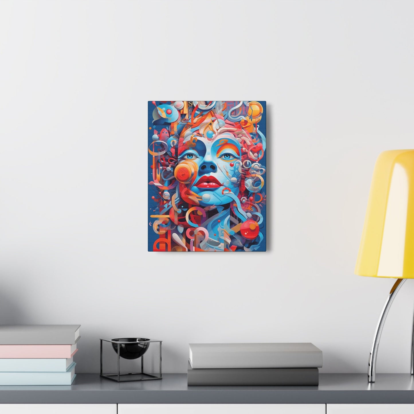 Psychedelic Canvas Wall Art | Presence | Trippy Canvas Print | Abstract Modern Art