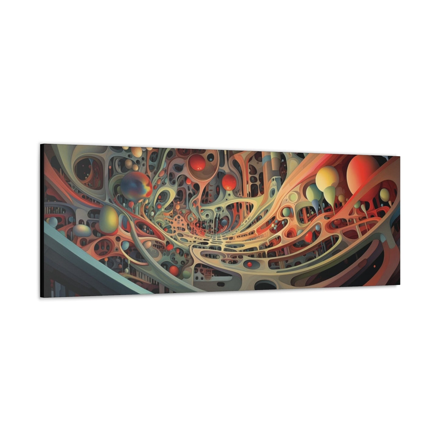 Psychedelic Canvas Wall Art | Recollect | Trippy Canvas Print | Abstract Modern Art