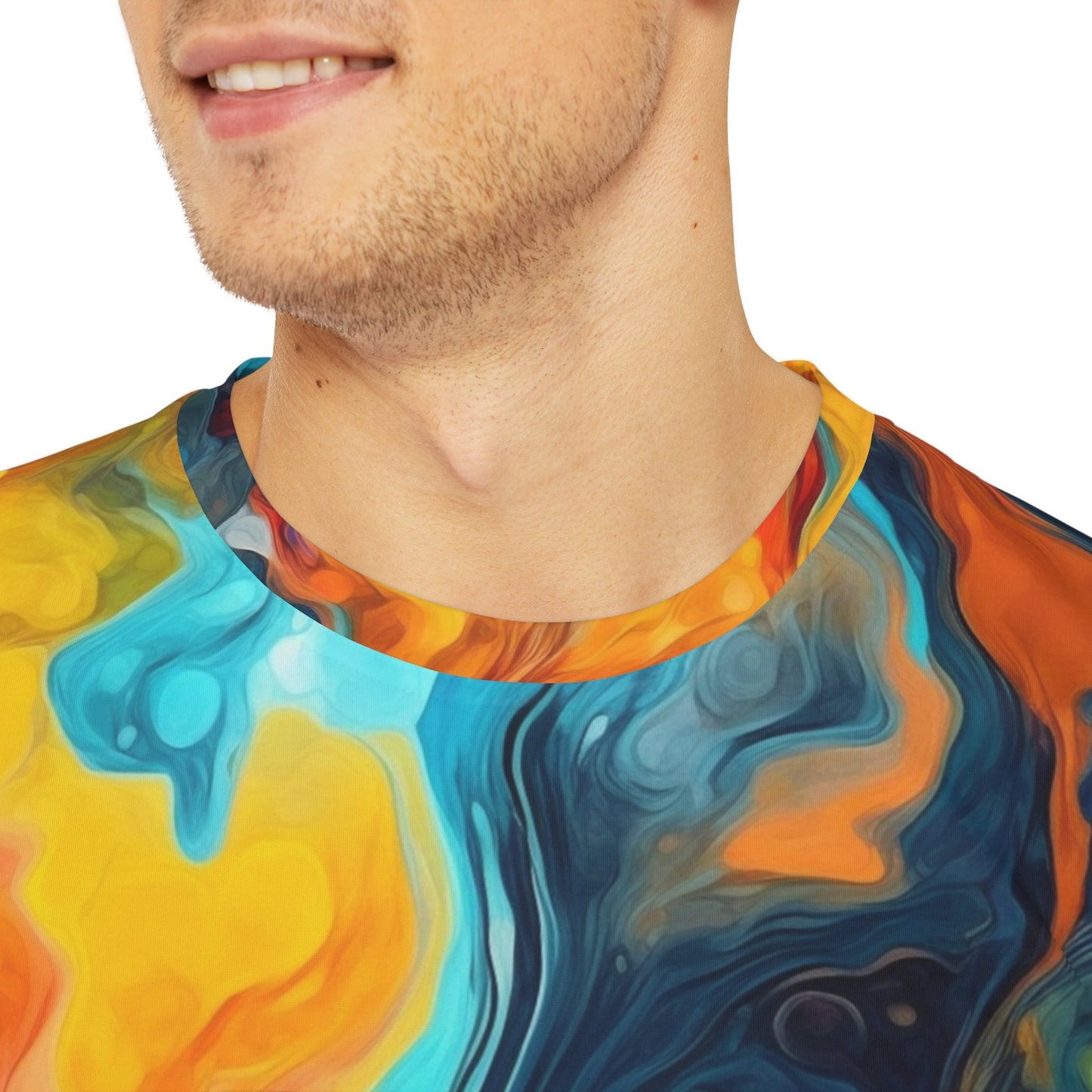 Sublimated T Shirt for Festivals, Raves, Events | Men's Streetwear, Heady, Trippy T-Shirt, Sublimated T-Shirt, Rave Wear