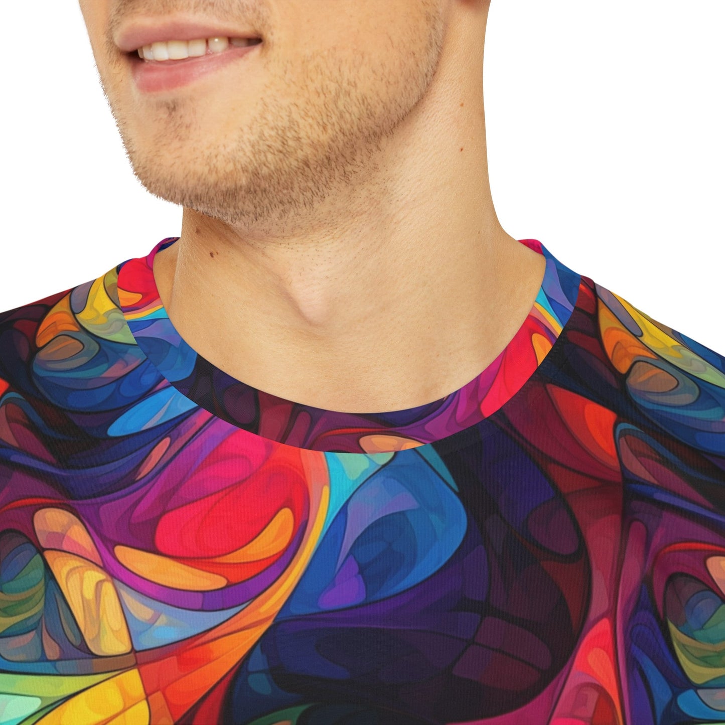Sublimated T Shirt for Festivals, Raves, Events | Men's Streetwear, Heady, Trippy T-Shirt, Sublimated T-Shirt, Rave Wear