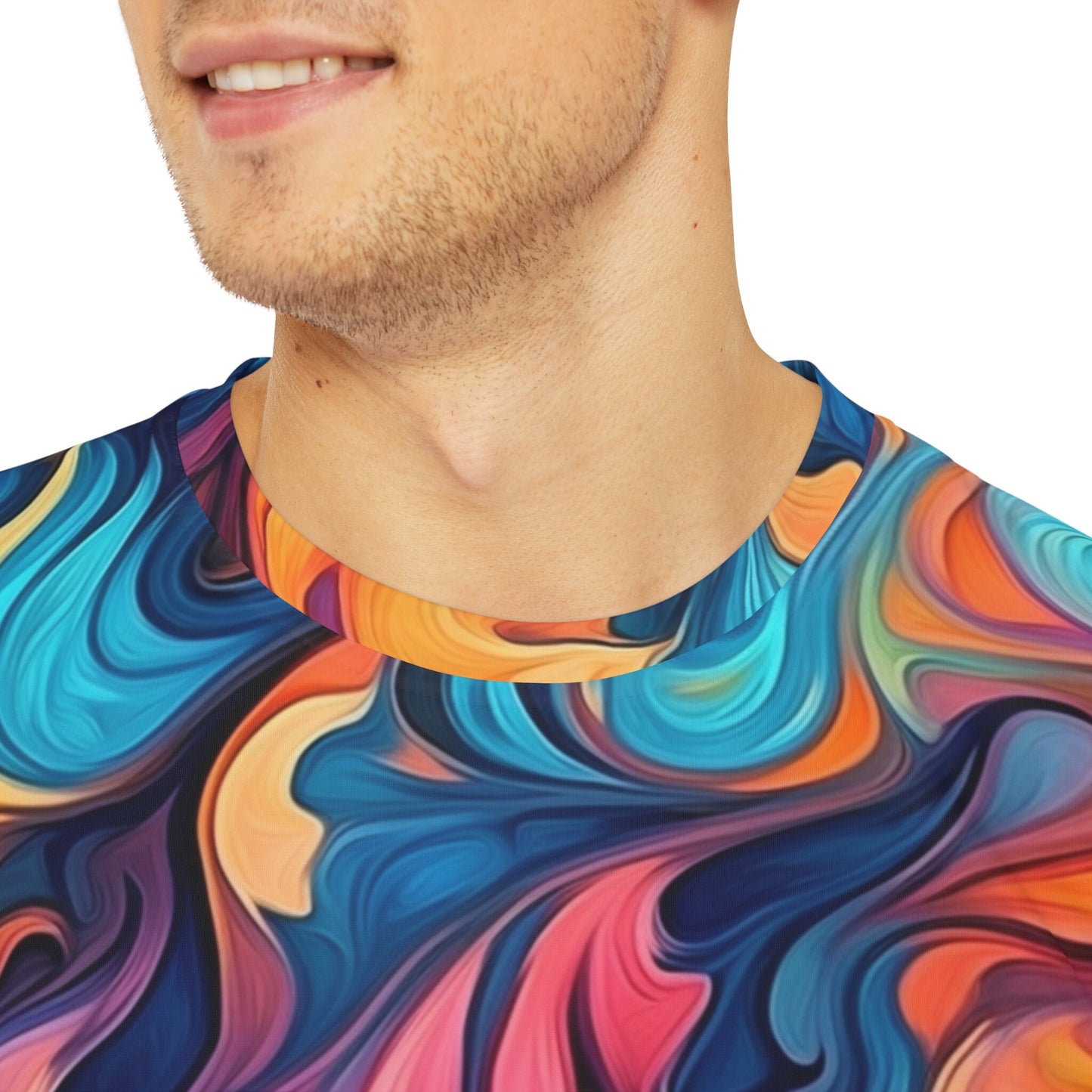 Sublimated T Shirt for Festivals, Raves, Events | Men's Streetwear, Heady, Trippy T-Shirt, Sublimated T-Shirt, Rave Wear