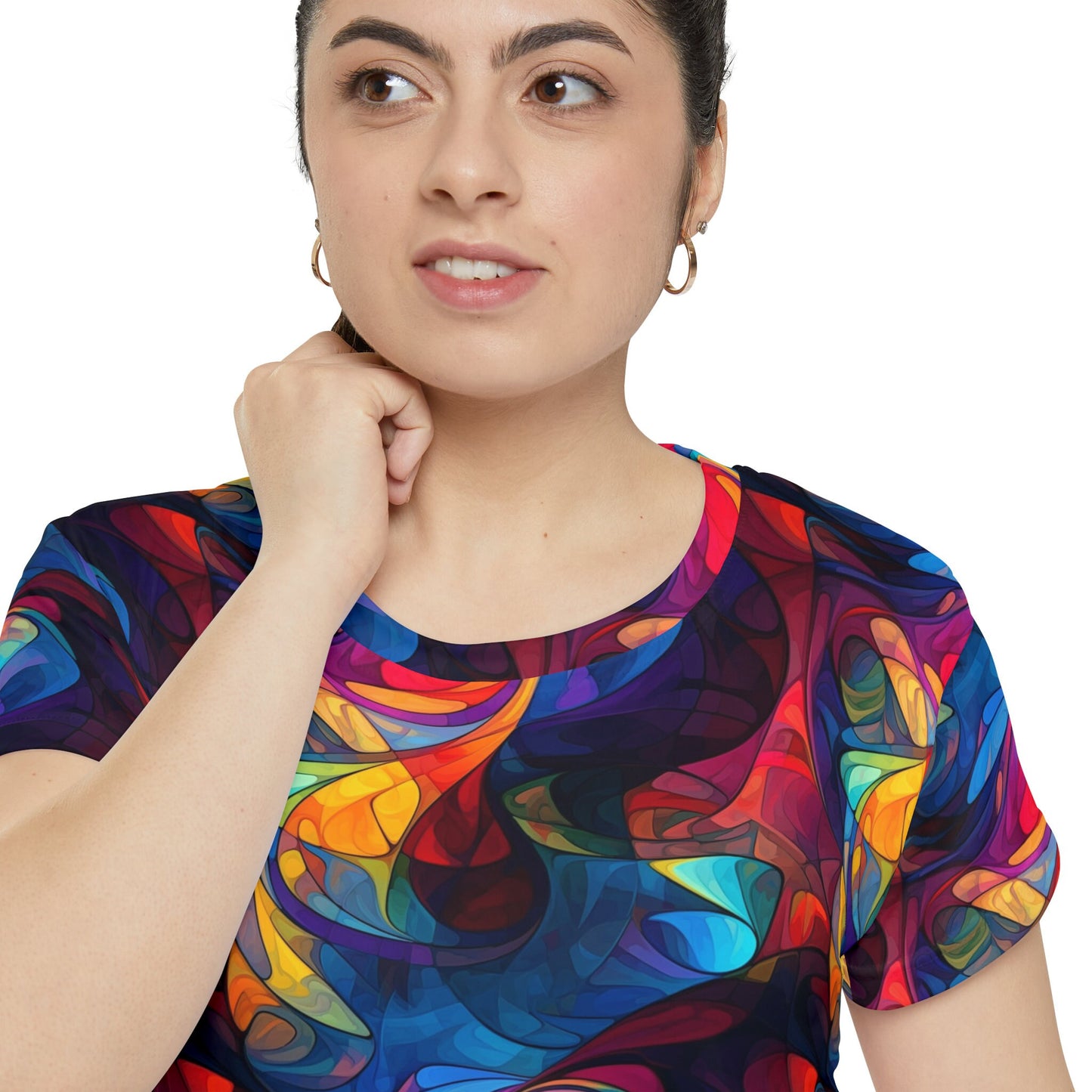 Sublimated T Shirt for Festivals, Raves, Events | Melt | Women's Streetwear, Heady, Trippy T-Shirt, Sublimated T-Shirt, Rave Wear