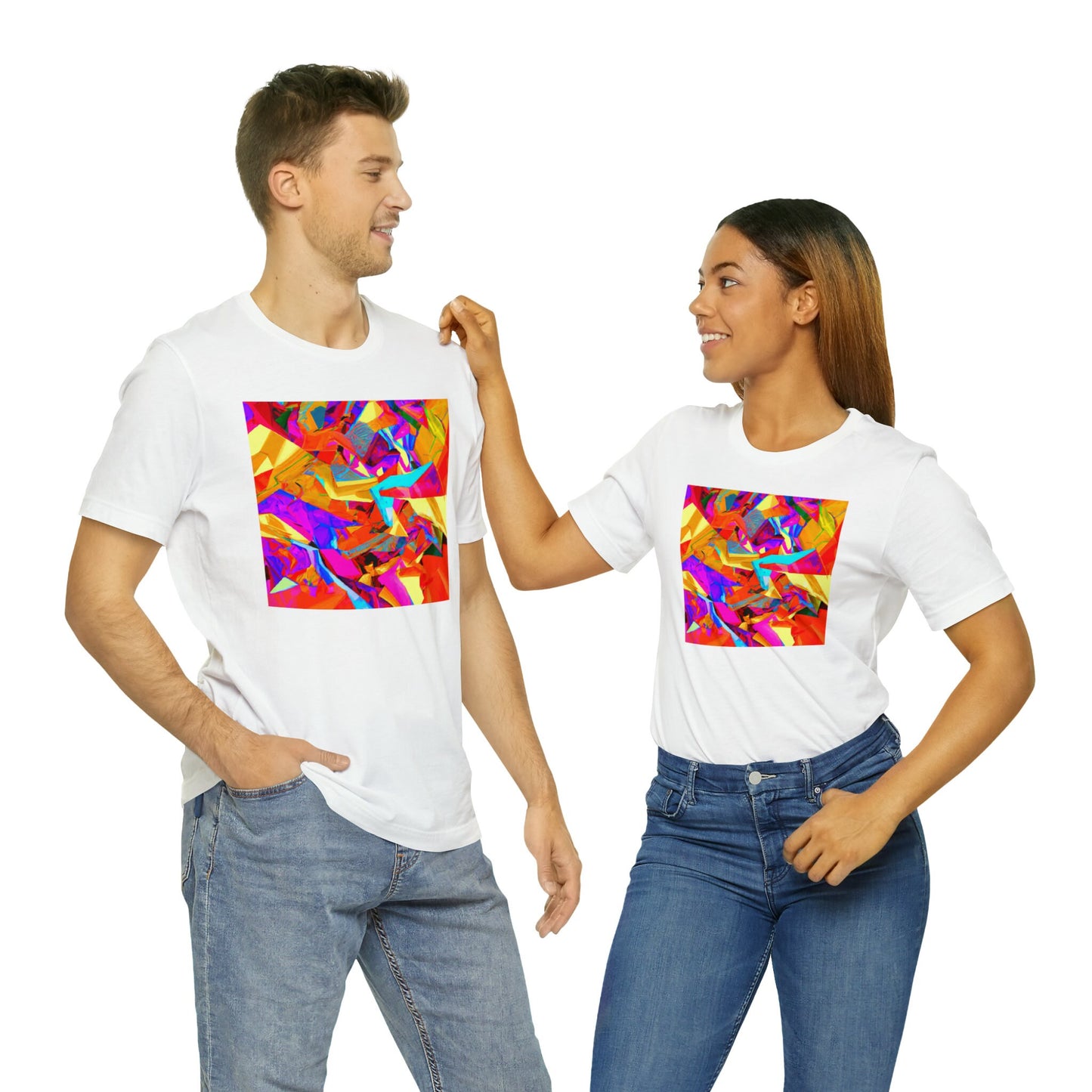 T Shirt for Festivals, Raves, Events | "Vibrant Color Evolution" | Unisex, Streetwear, Trippy T-Shirt, T-Shirt, Rave Wear