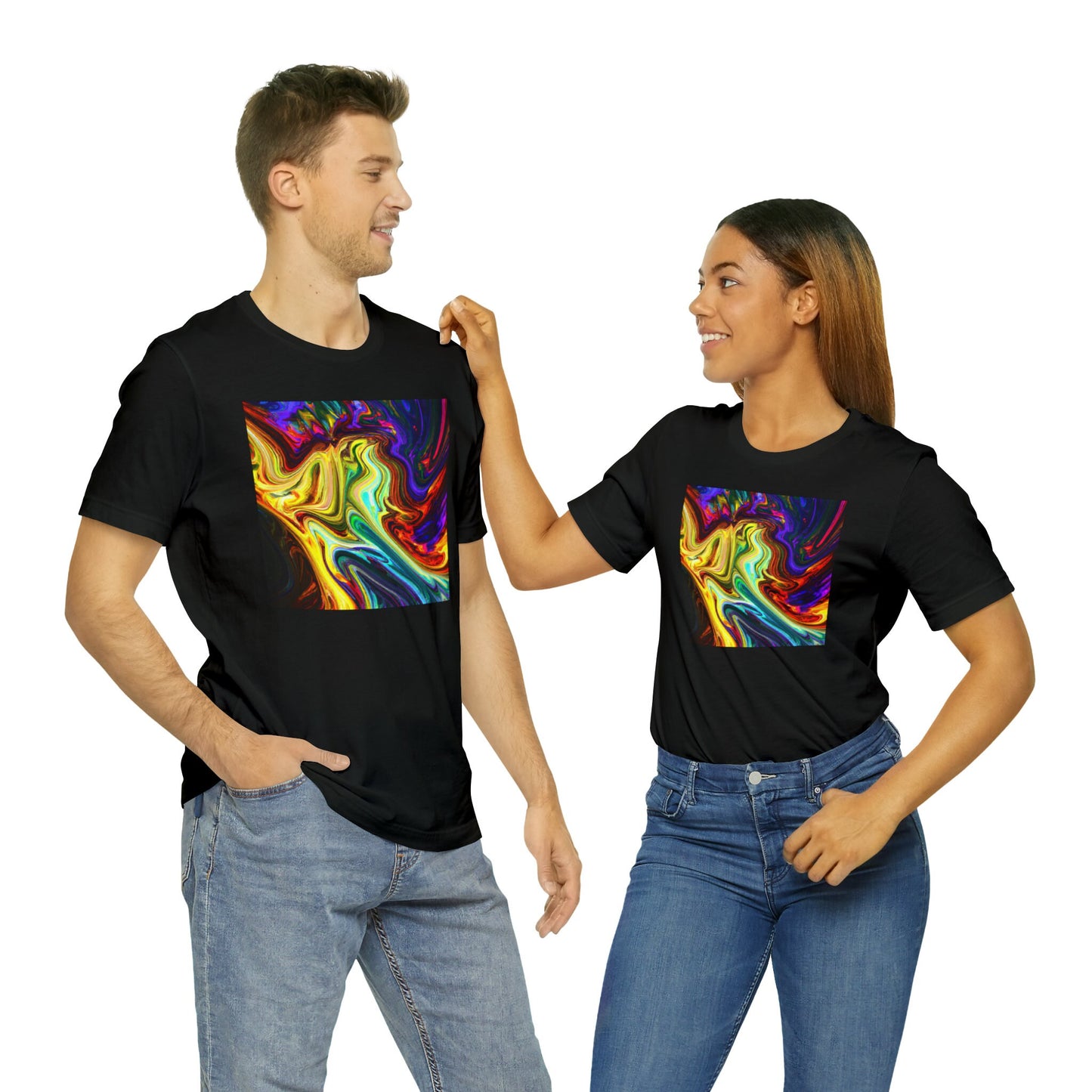 T Shirt for Festivals, Raves, Events | Cosmic Oasis | Unisex, Streetwear, Trippy T-Shirt, T-Shirt, Rave Wear