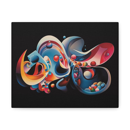 Psychedelic Canvas Wall Art | Vibe | Trippy Canvas Print | Abstract Modern Art