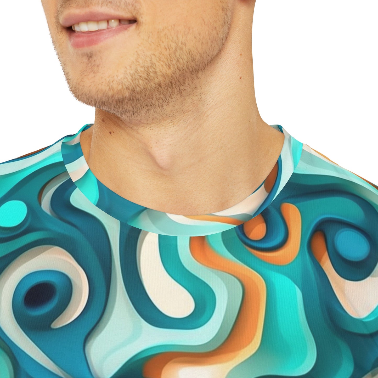 Sublimated T Shirt for Festivals, Raves, Events | Cool Flow | Men's Streetwear, Heady, Trippy T-Shirt, Sublimated T-Shirt, Rave Wear
