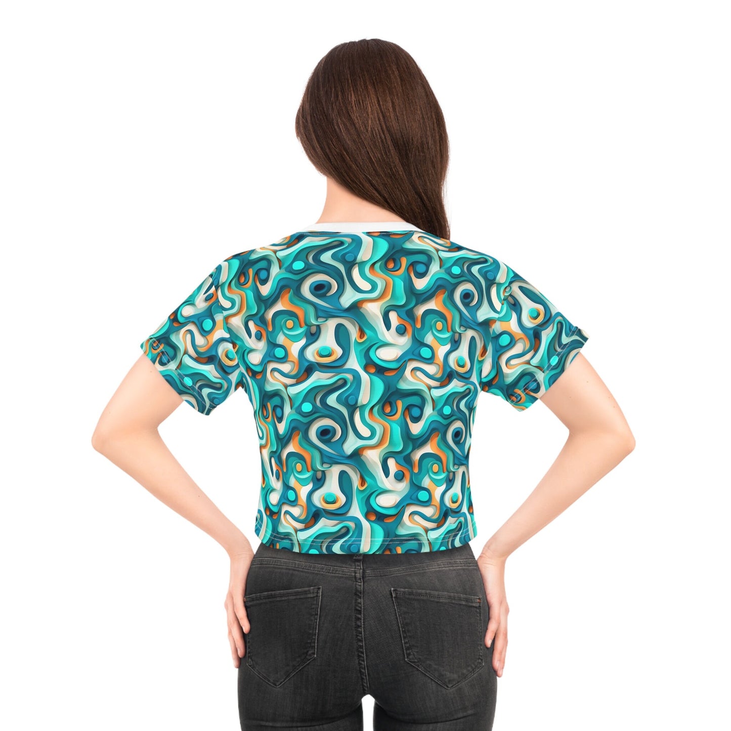 Crop Tee for Festivals, Raves, Events | Cool Flow