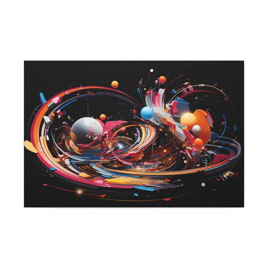 Psychedelic Canvas Wall Art | Trippy Canvas Print | Abstract Modern Art