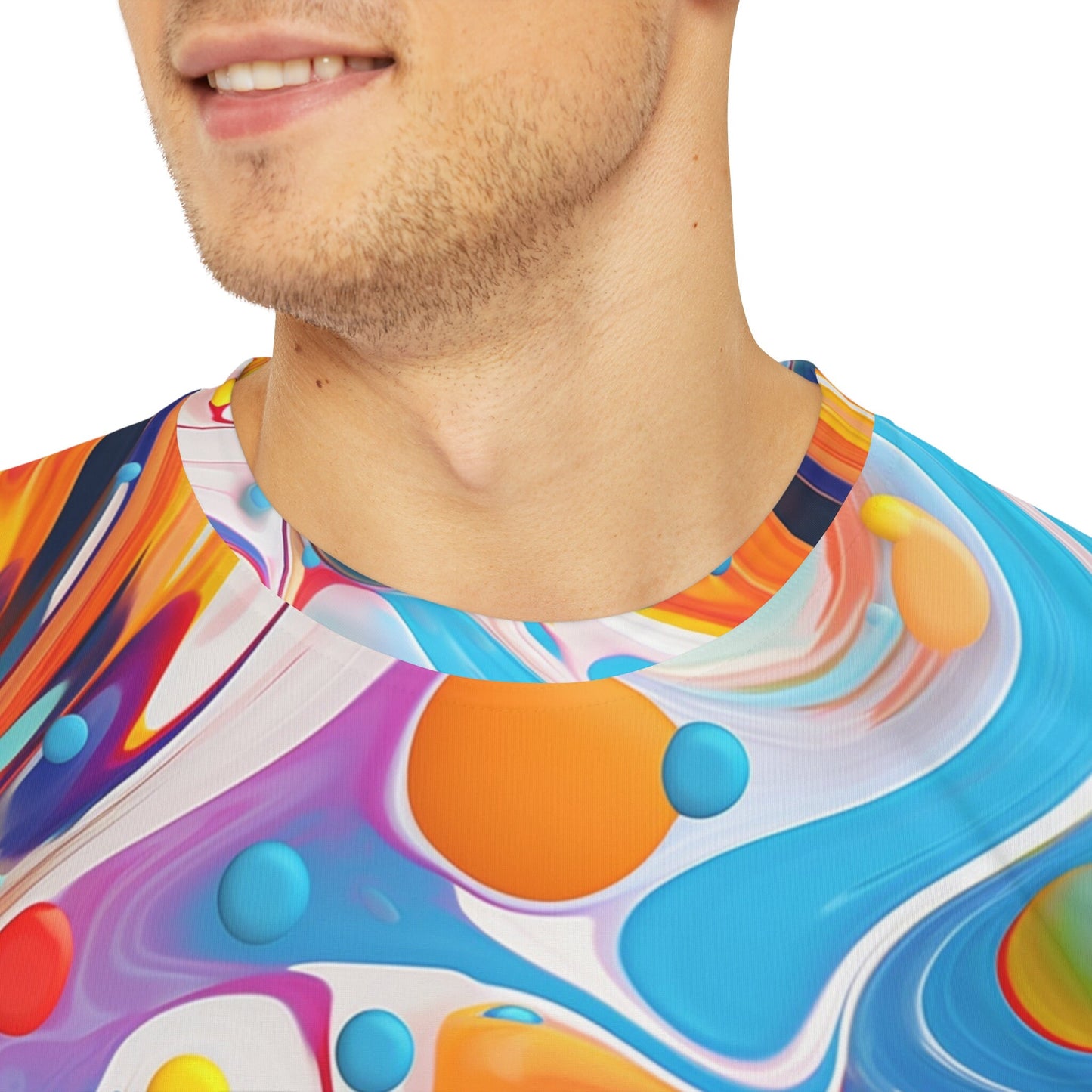 Sublimated T Shirt for Festivals, Raves, Events | Liquid | Men's Streetwear, Heady, Trippy T-Shirt, Sublimated T-Shirt, Rave Wear