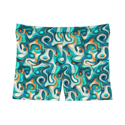 Trippy Women's Shorts | Sublimation | Psychedelic Artwork | Trippy Design | Perfect for Events and Raves | Cool Flow