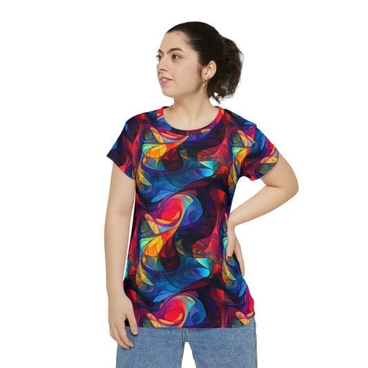 Sublimated T Shirt for Festivals, Raves, Events | Melt | Women's Streetwear, Heady, Trippy T-Shirt, Sublimated T-Shirt, Rave Wear