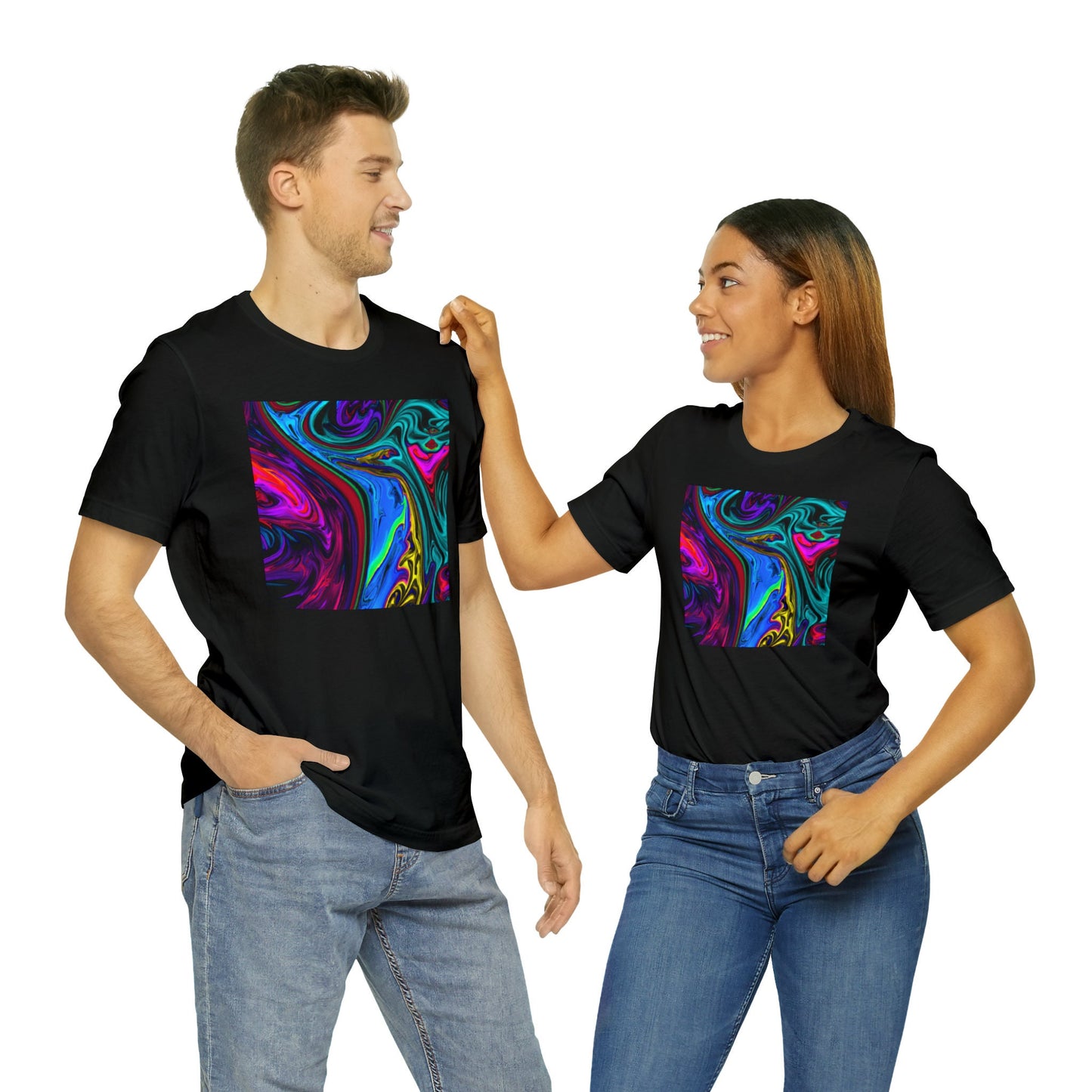 T Shirt for Festivals, Raves, Events | Ethereal Radiance | Unisex, Streetwear, Trippy T-Shirt, T-Shirt, Rave Wear