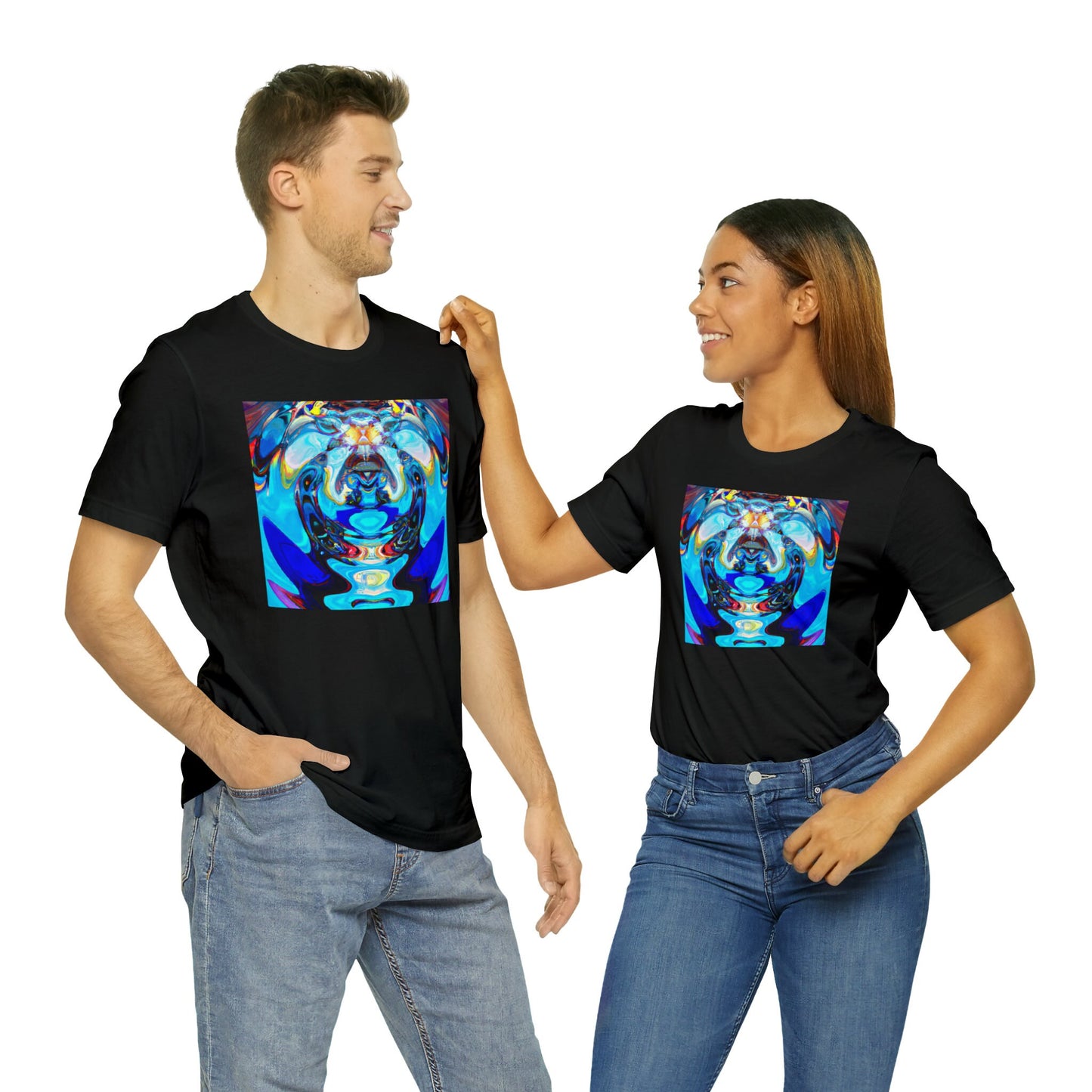 T Shirt for Festivals, Raves, Events | Vivid Spatiality | Unisex, Streetwear, Trippy T-Shirt, T-Shirt, Rave Wear