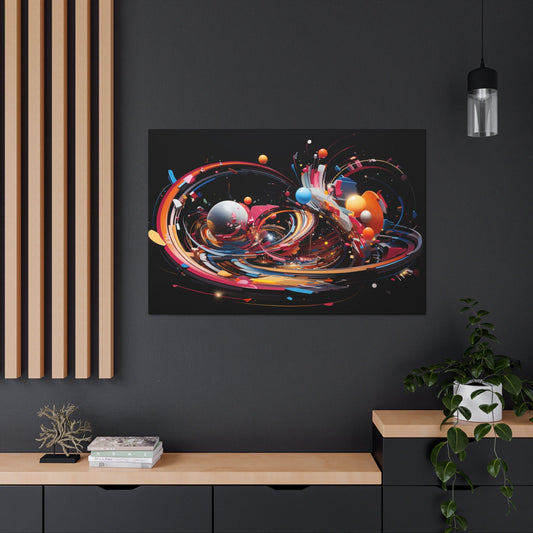 Psychedelic Canvas Wall Art | Trippy Canvas Print | Abstract Modern Art