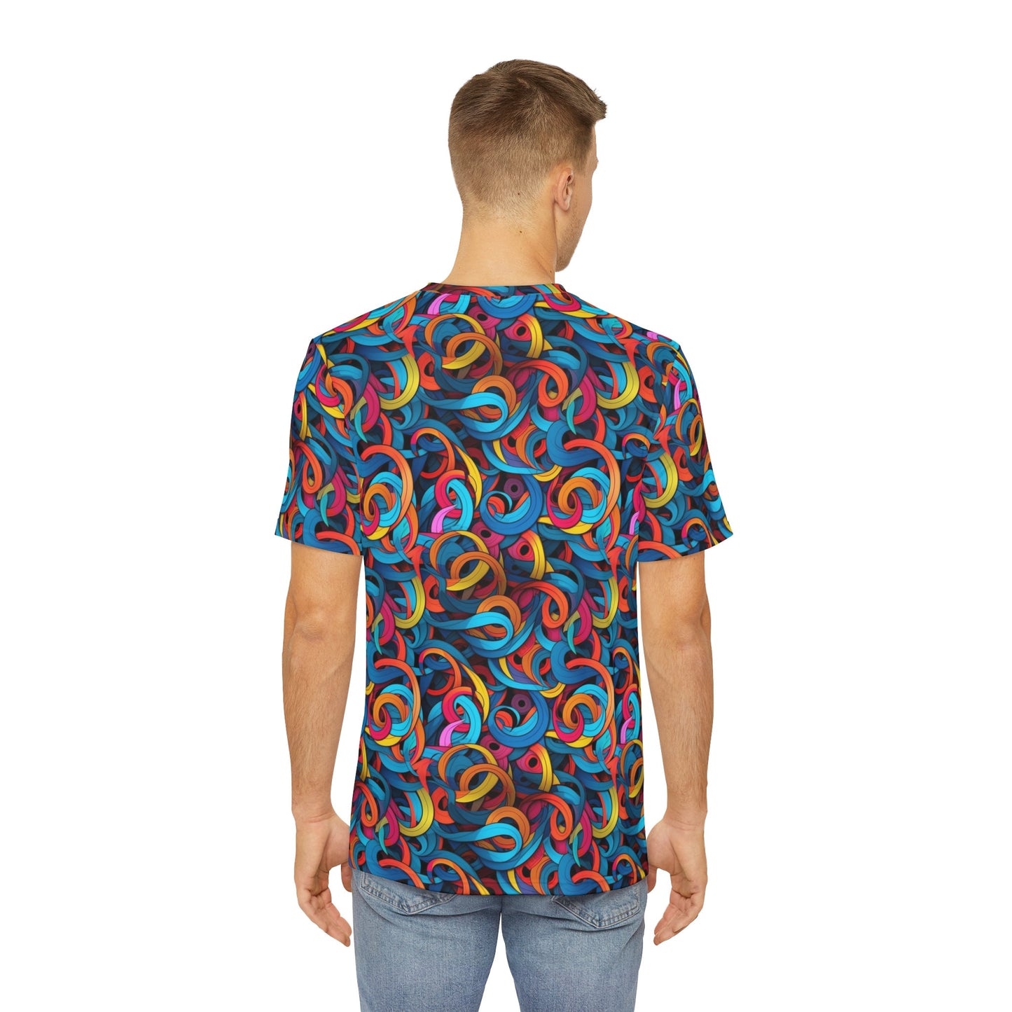 Sublimated T Shirt for Festivals, Raves, Events | Swarm | Men's Streetwear, Heady, Trippy T-Shirt, Sublimated T-Shirt, Rave Wear