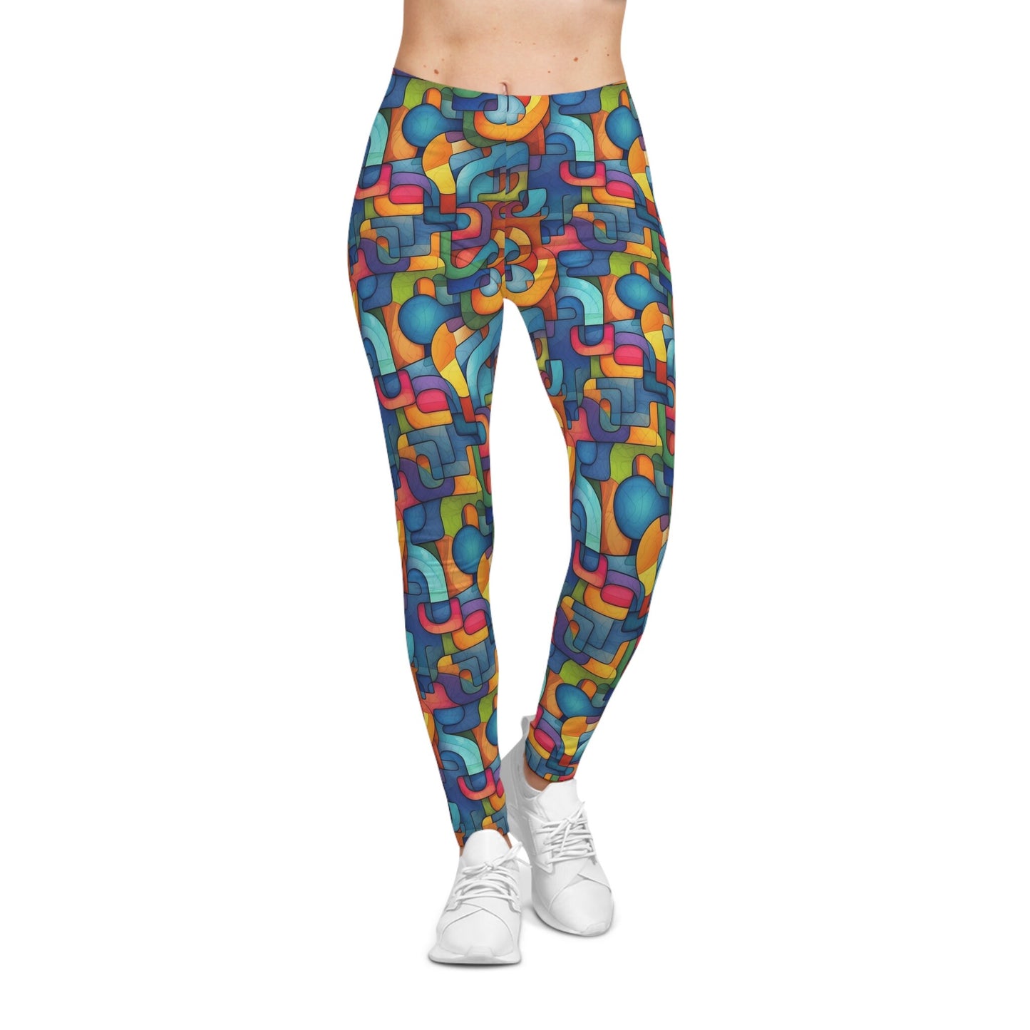 Vibrant | Trippy Sublimation Women's Leggings | Psychedelic Pattern Perfect for Festivals and Events