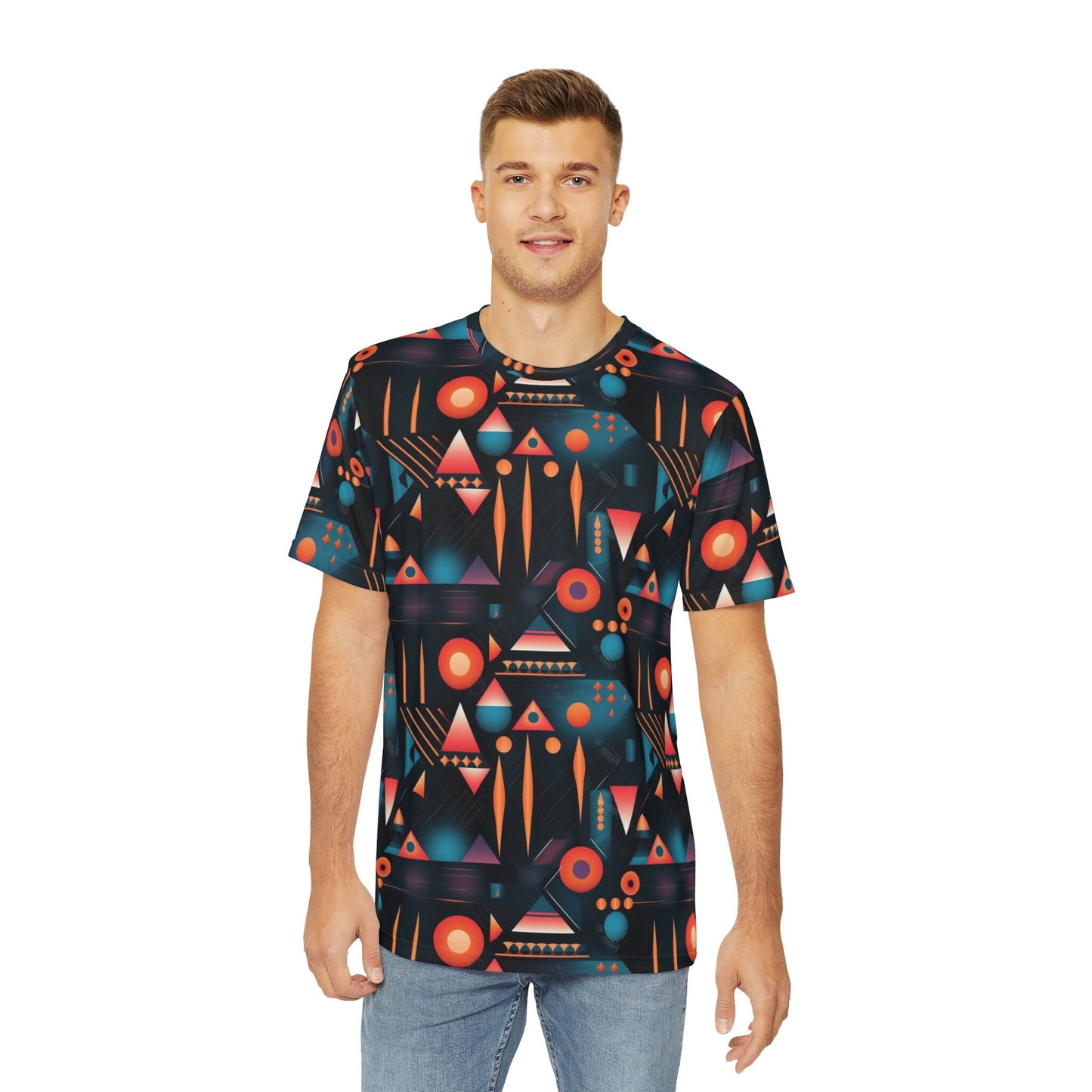 Sublimated T Shirt for Festivals, Raves, Events | Retroactive | Men's Streetwear, Heady, Trippy T-Shirt, Sublimated T-Shirt, Rave Wear