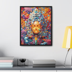 Psychedelic Framed Canvas Wall Art | Serene | Trippy Framed Canvas Print | Visionary Modern Art