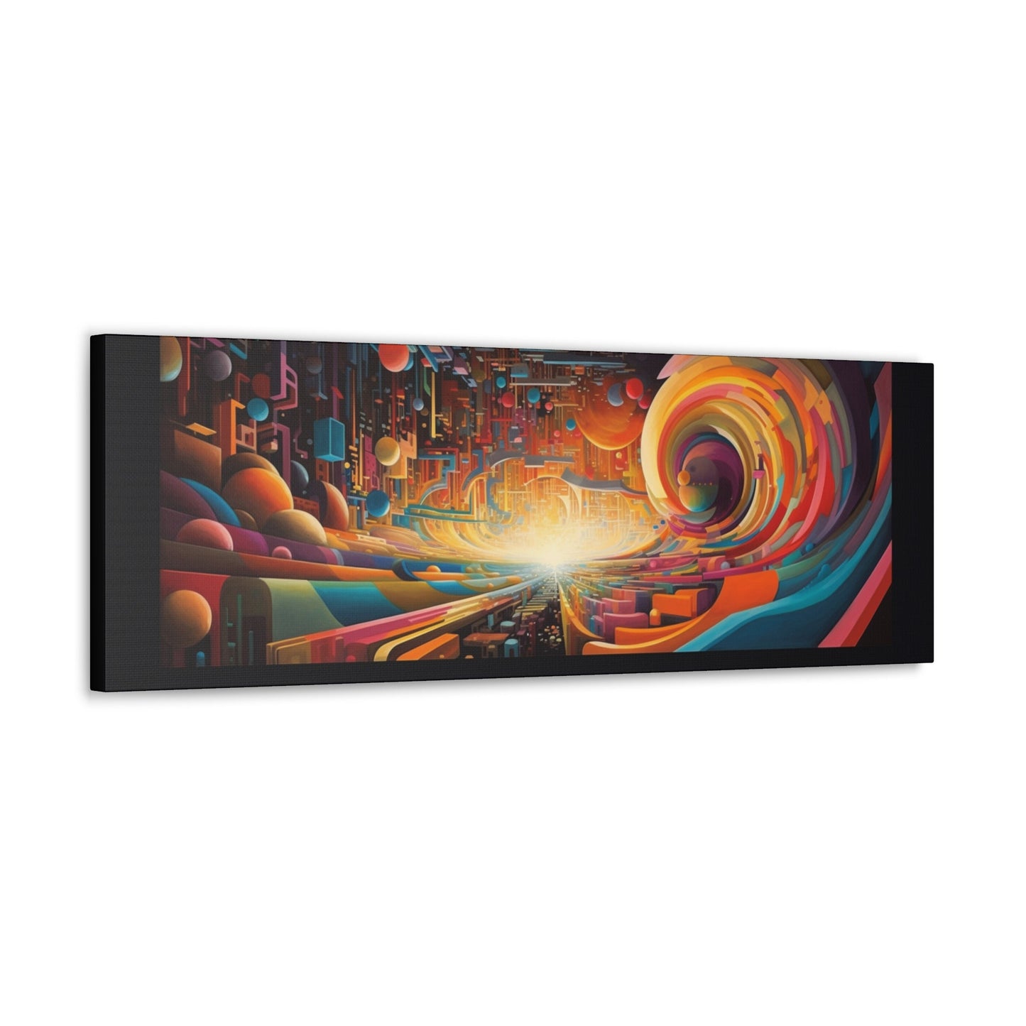 Psychedelic Canvas Wall Art | Tumble | Trippy Canvas Print | Abstract Modern Art