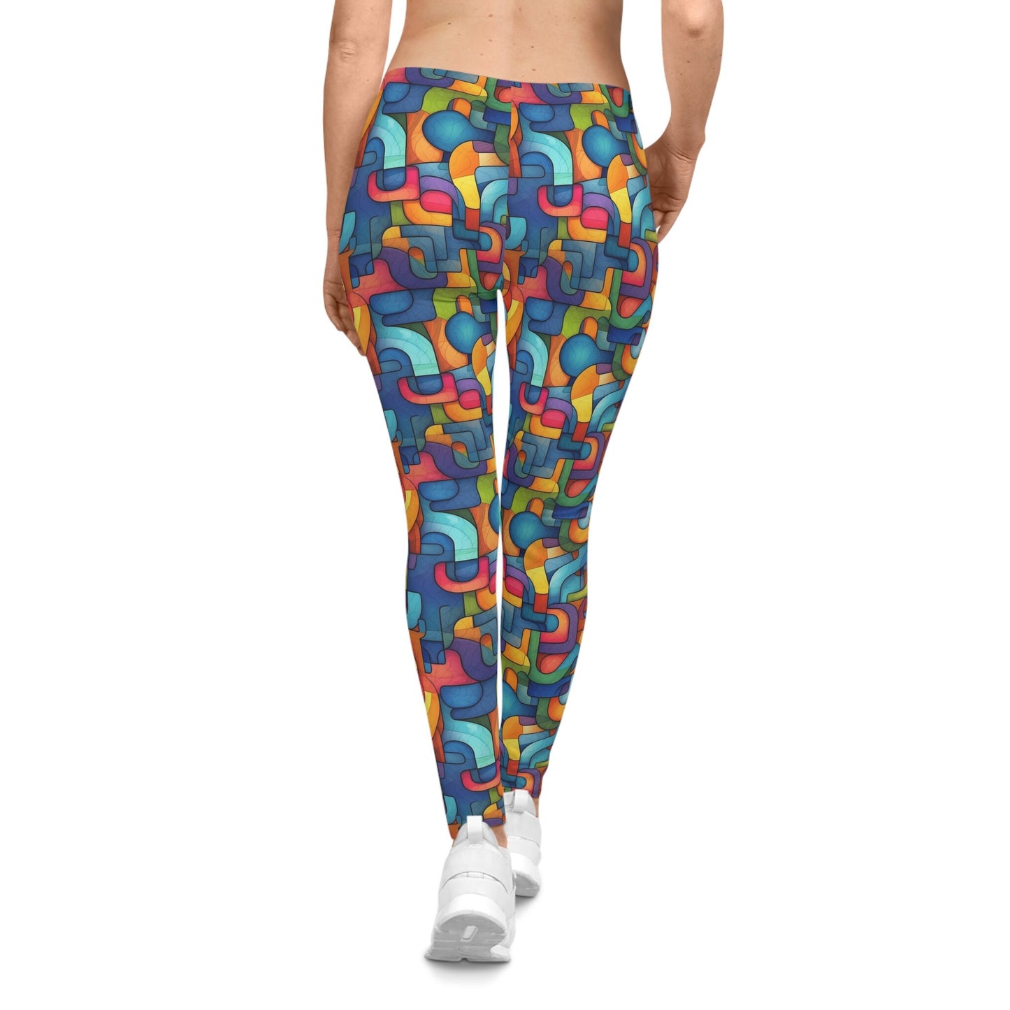 Vibrant | Trippy Sublimation Women's Leggings | Psychedelic Pattern Perfect for Festivals and Events