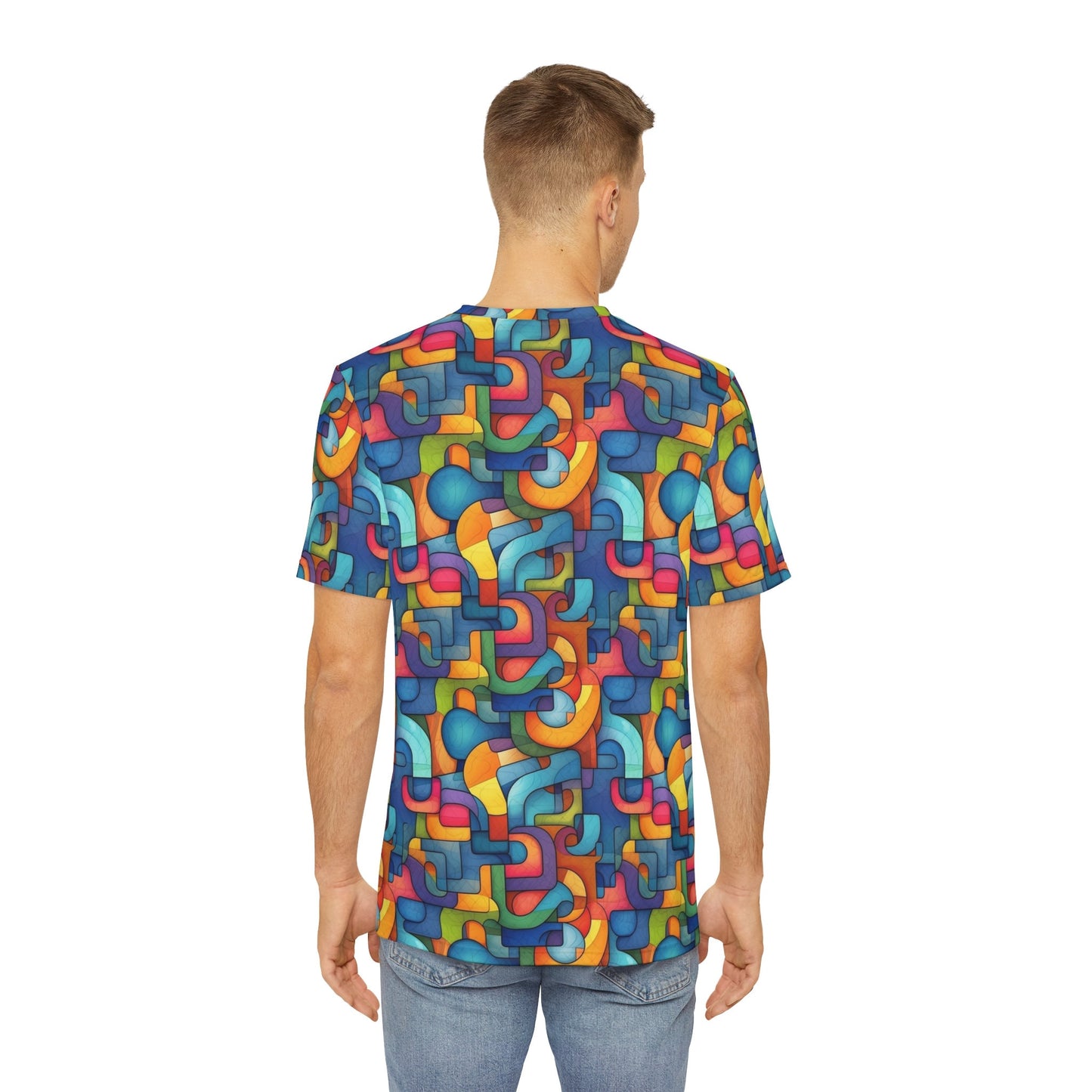 Sublimated T Shirt for Festivals, Raves, Events | Vibrant | Men's Streetwear, Heady, Trippy T-Shirt, Sublimated T-Shirt, Rave Wear