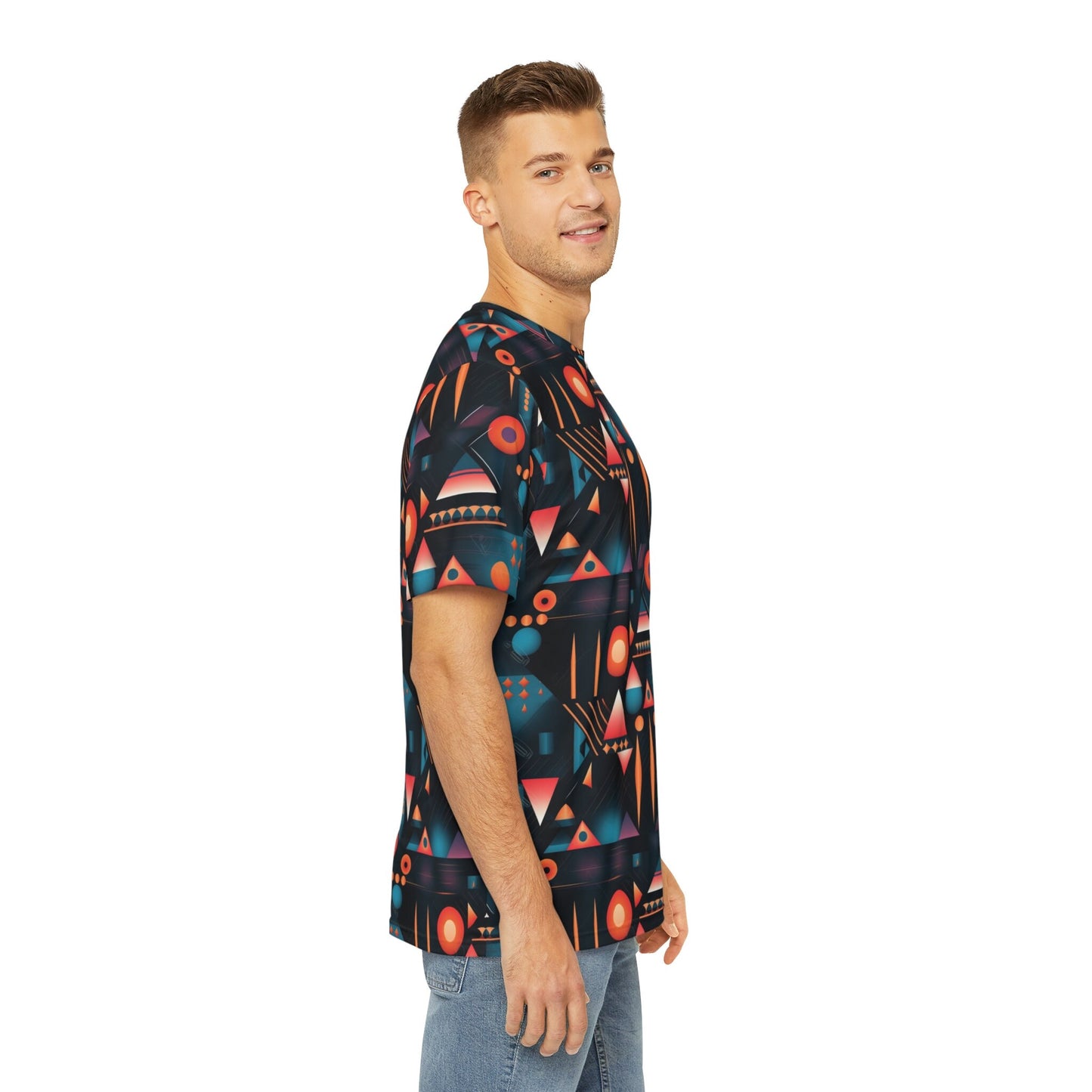 Sublimated T Shirt for Festivals, Raves, Events | Retroactive | Men's Streetwear, Heady, Trippy T-Shirt, Sublimated T-Shirt, Rave Wear