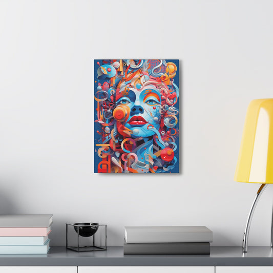 Psychedelic Canvas Wall Art | Presence | Trippy Canvas Print | Abstract Modern Art