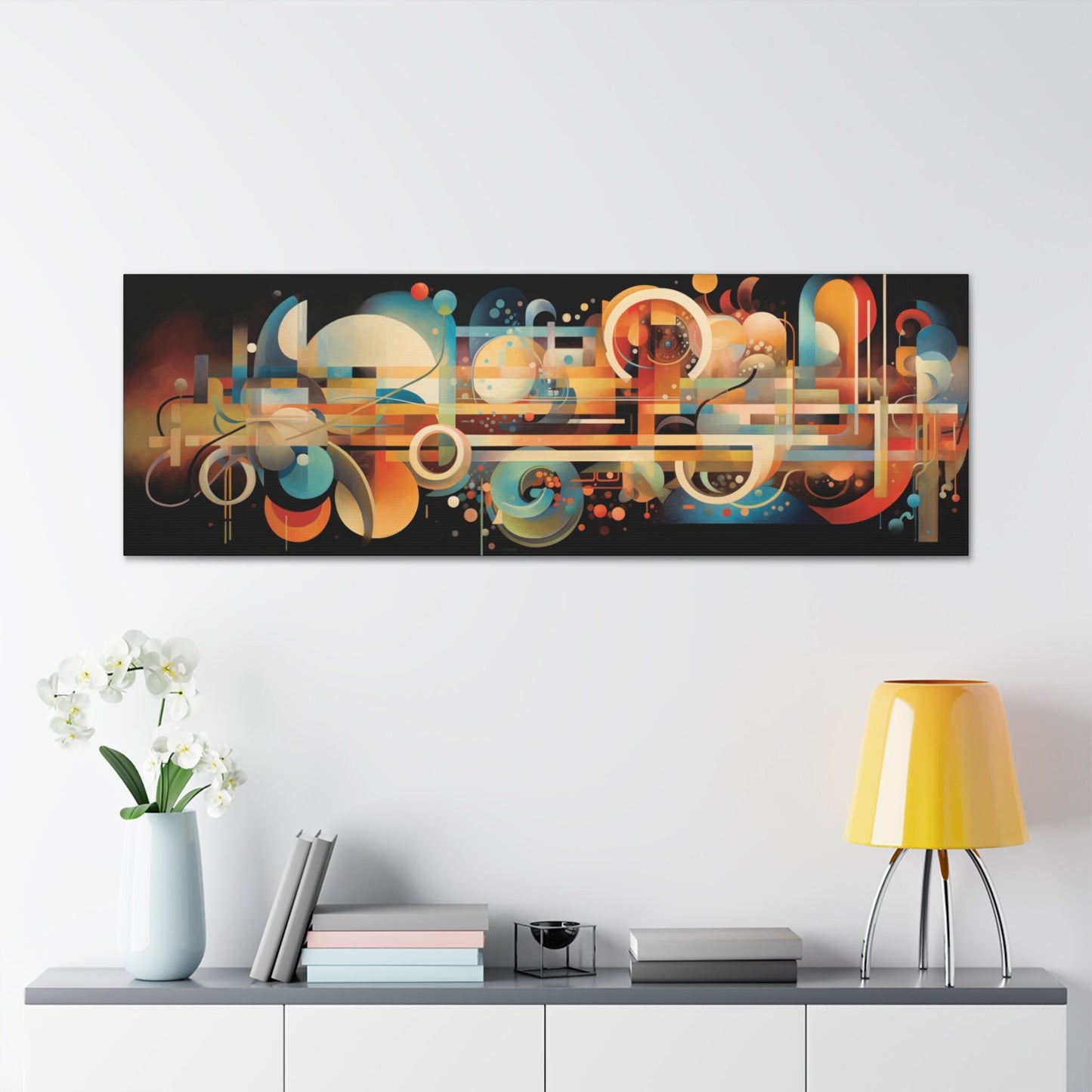 Psychedelic Canvas Wall Art | Process | Trippy Canvas Print | Abstract Modern Art