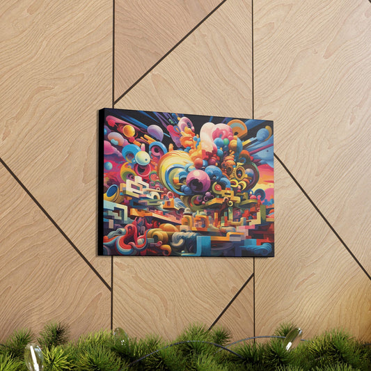 Psychedelic Canvas Wall Art | More Than Enough | Trippy Canvas Print | Abstract Modern Art