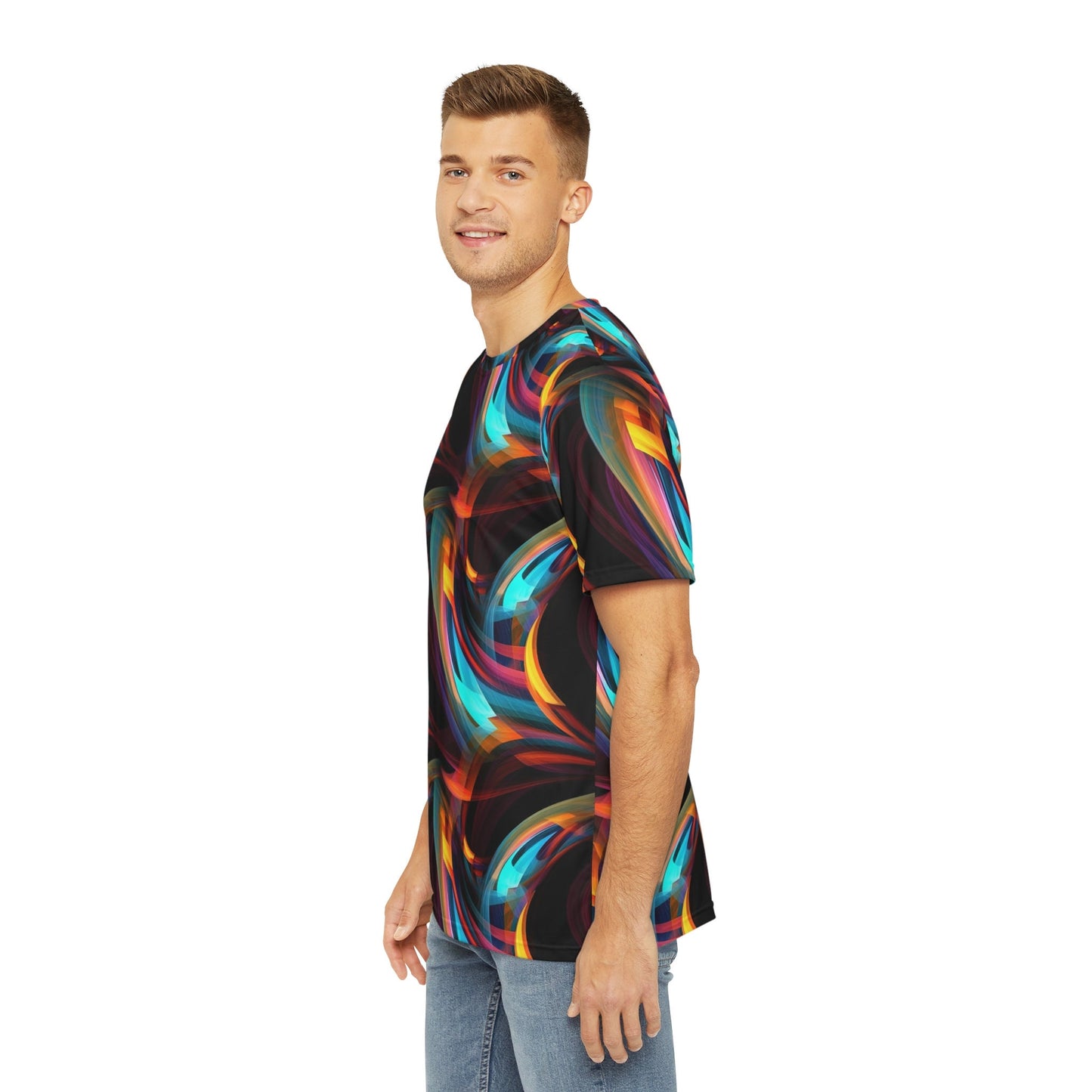 Sublimated T Shirt for Festivals, Raves, Events | Men's Streetwear, Heady, Trippy T-Shirt, Sublimated T-Shirt, Rave Wear