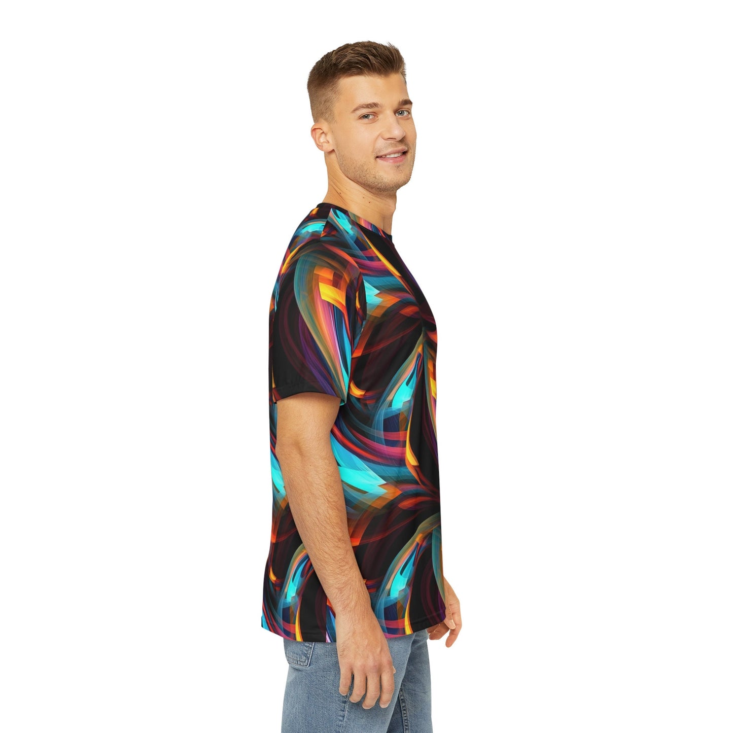 Sublimated T Shirt for Festivals, Raves, Events | Men's Streetwear, Heady, Trippy T-Shirt, Sublimated T-Shirt, Rave Wear