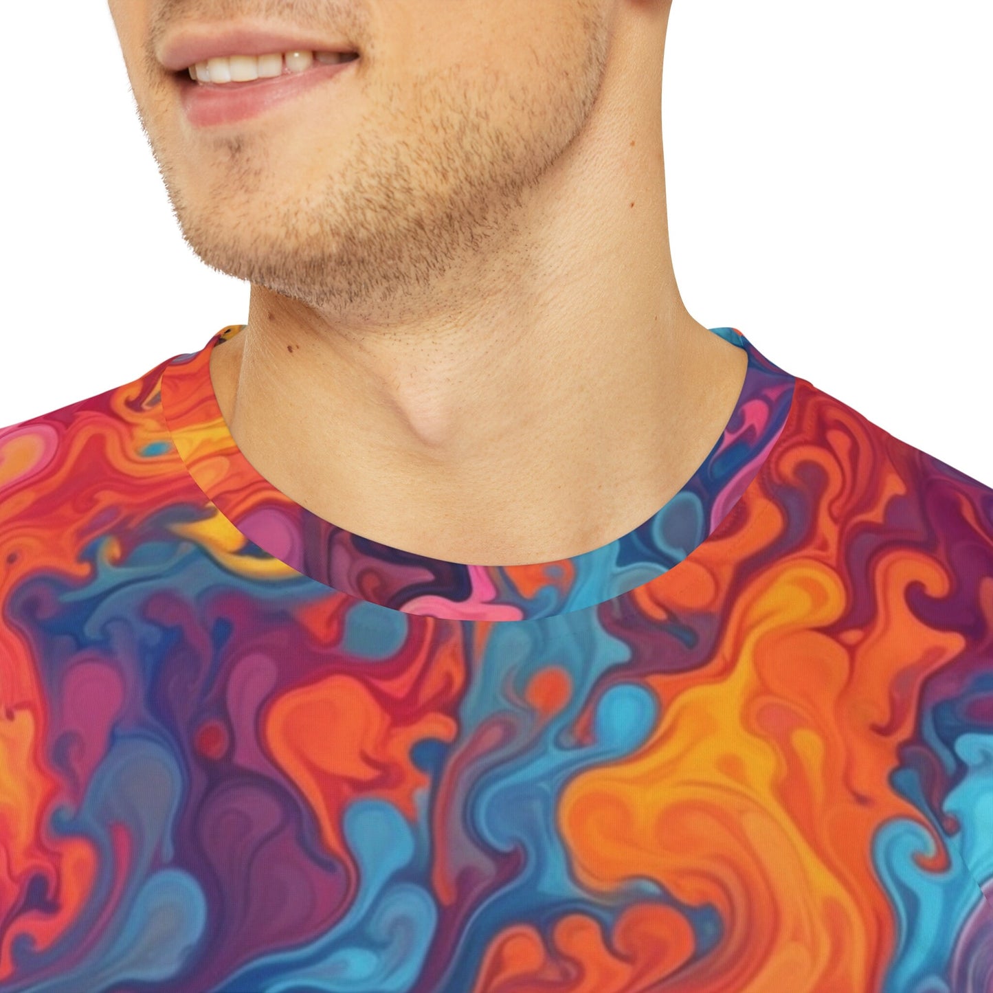 Sublimated T Shirt for Festivals, Raves, Events | Men's Streetwear, Heady, Trippy T-Shirt, Sublimated T-Shirt, Rave Wear