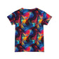 Sublimated T Shirt for Festivals, Raves, Events | Melt | Women's Streetwear, Heady, Trippy T-Shirt, Sublimated T-Shirt, Rave Wear