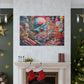 Psychedelic Canvas Wall Art | Trippy Canvas Print | Abstract Modern Art