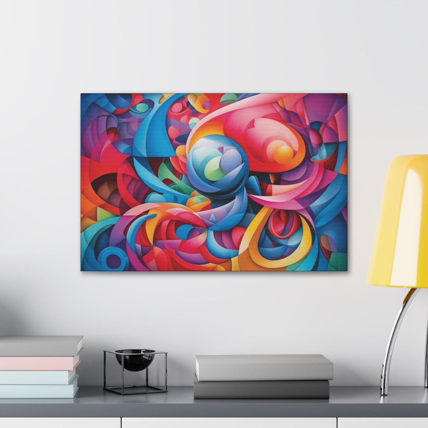 Psychedelic Canvas Wall Art | Trippy Canvas Print | Abstract Modern Art