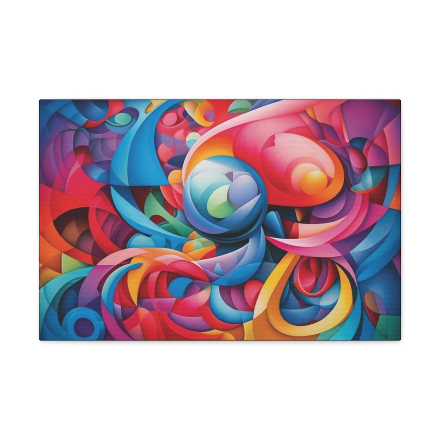 Psychedelic Canvas Wall Art | Trippy Canvas Print | Abstract Modern Art