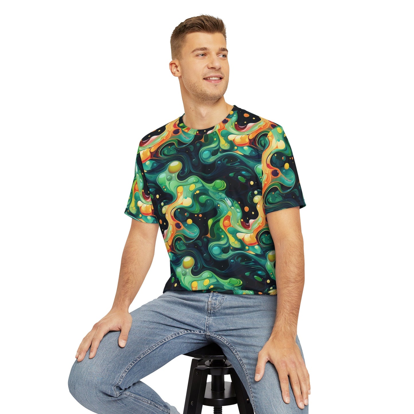 Sublimated T Shirt for Festivals, Raves, Events | The Rebel | Unisex, Streetwear, Trippy T-Shirt, T-Shirt, Rave Wear