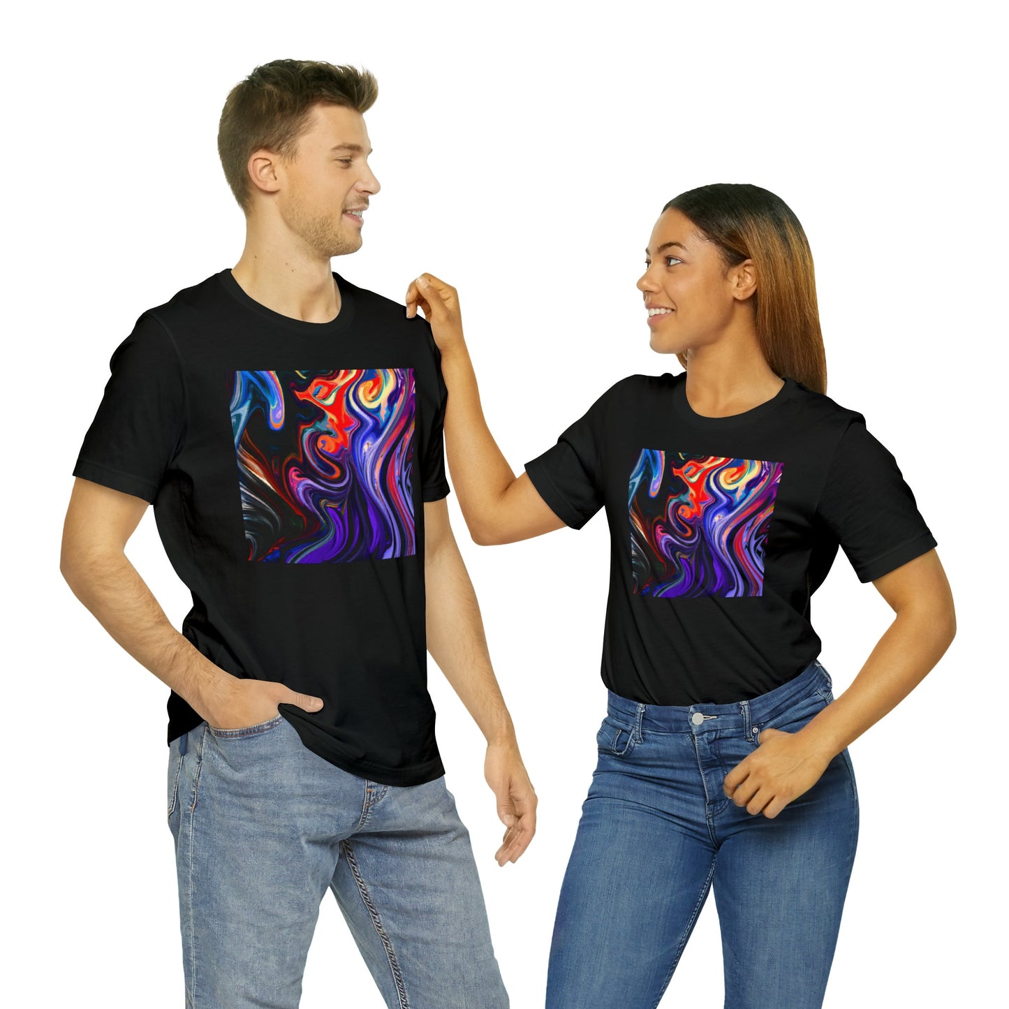T Shirt for Festivals, Raves, Events | "Cosmic Symphonies" | Unisex, Streetwear, Trippy T-Shirt, T-Shirt, Rave Wear