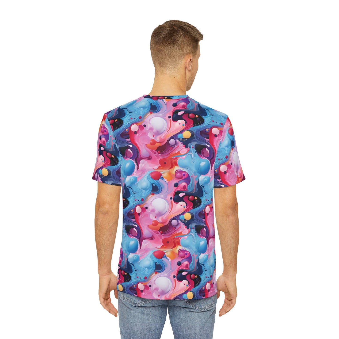 Sublimated T Shirt for Festivals, Raves, Events | "Psychedelic Utopia" | Unisex, Streetwear, Trippy T-Shirt, T-Shirt, Rave Wear