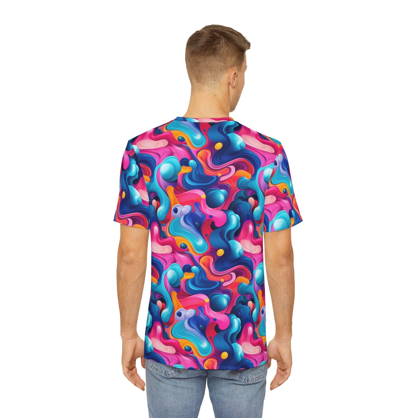 Sublimated T Shirt for Festivals, Raves, Events | "Infinity Reflection" | Unisex, Streetwear, Trippy T-Shirt, T-Shirt, Rave Wear