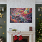 Psychedelic Canvas Wall Art | Trippy Canvas Print | Abstract Modern Art