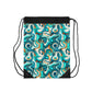Modern Trippy Drawstring Festival Bag | Abstract | Psychedelic | Perfect For Festivals and Raves | Cool Flow