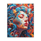 Psychedelic Canvas Wall Art | Integrate | Trippy Canvas Print | Abstract Modern Art